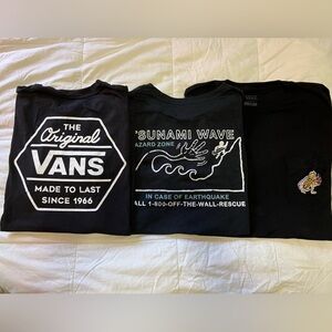Vans Men’s T-Shirts Size Large